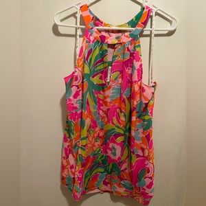 Lilly Pulitzer Rogan Top - multi colored tank